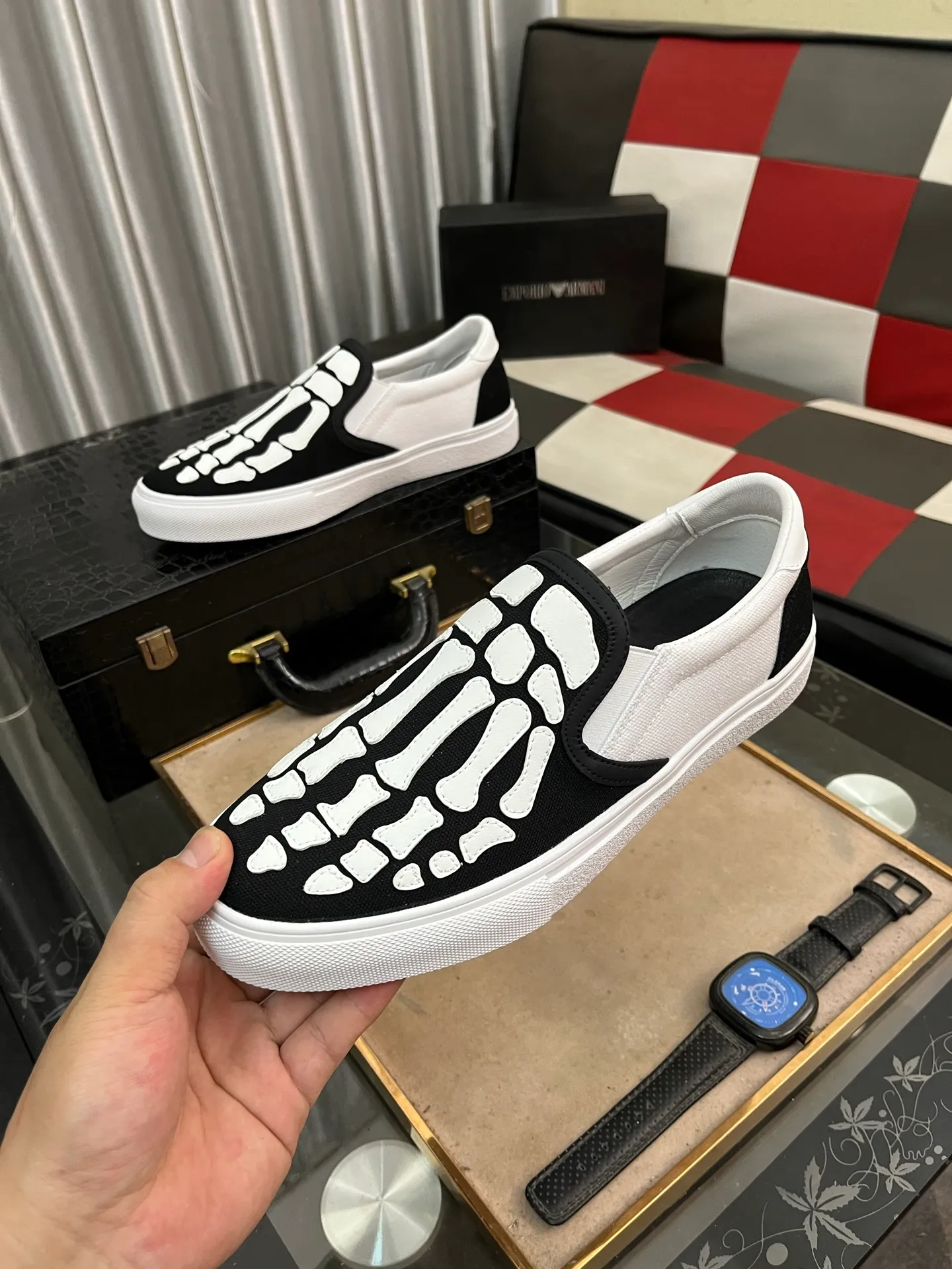 Men's men's shoes 💰420⌚️⌚️miri star shoes bone moral training shoes casual shoes amiri 2025 spring and summer star shoes bone moral training shoes micro-shaped body, the bone weaving pattern made of multi-layer genuine leather is more three-dimensional, slightly thicker and rich, and all elements are just right! The details are just right. Size: 38 to 442️⃣Colors available